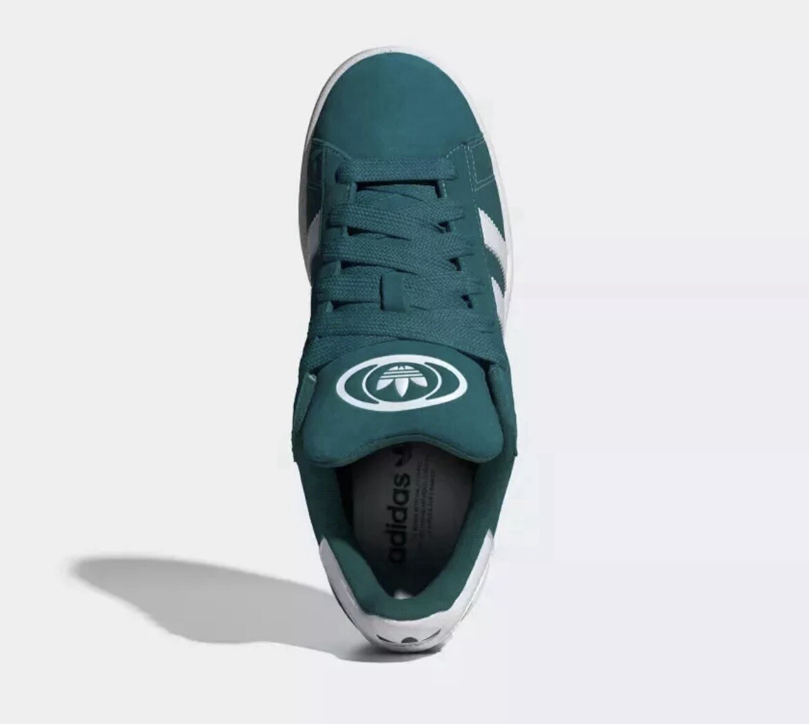 Adidas Campus 00s Green/White/Gum Mens Skate Shoe ID1437 