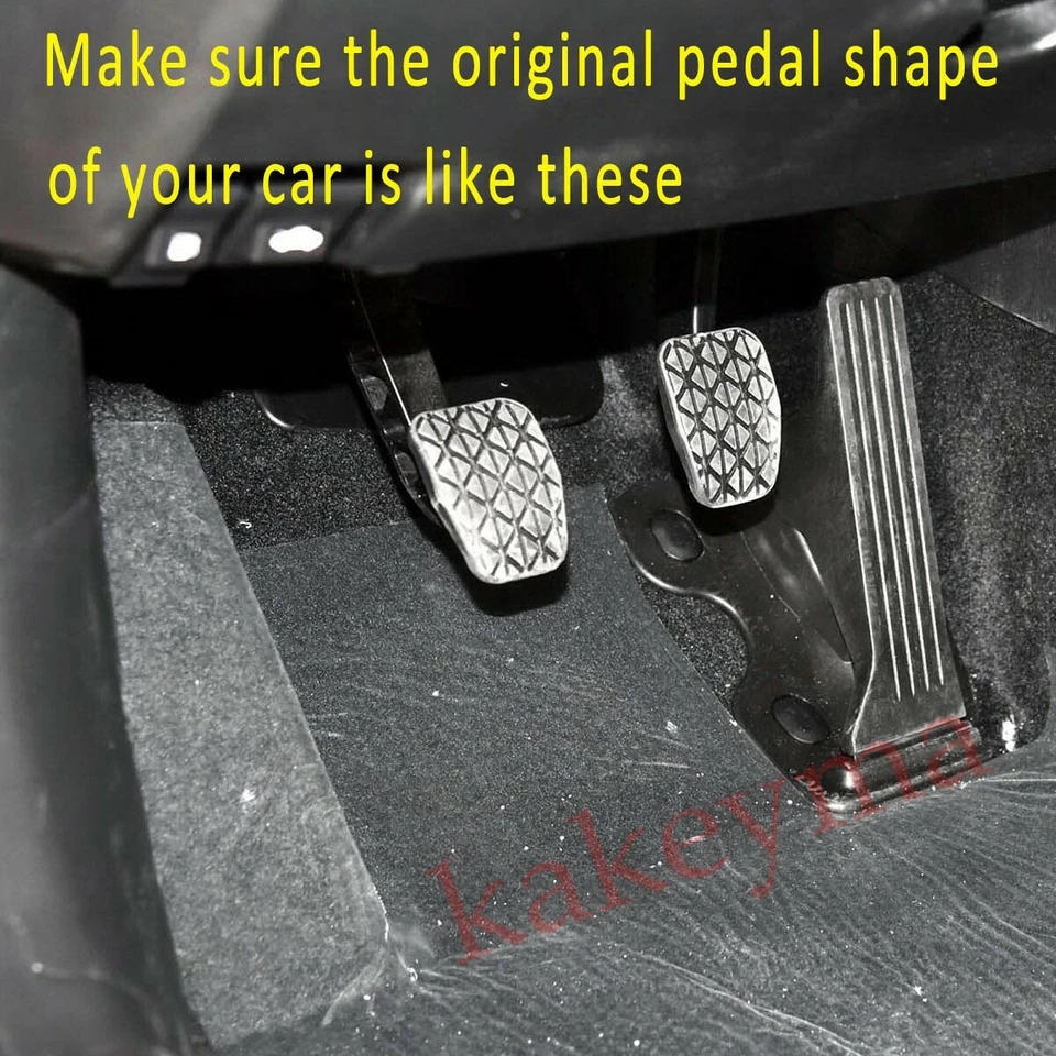 Tampa de pedal de apoio para os pés freio embreagem gás antiderrapante aço para Mazda 2 3 6 CX3 CX5 TC - Imagem 2 de 4