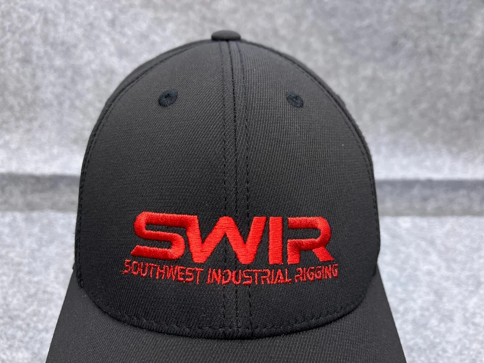 西南工业索具帽适合成人特大号黑色聚乙烯混纺 — 第 2/4 张图片