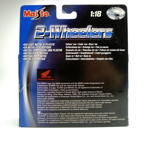 MAISTO 2 RÄDER Motorrad 1:18 MASSSTAB KTM 640 DUKE II Neu im Karton (NEU IN VERPACKUNG) - Bild 5 von 6
