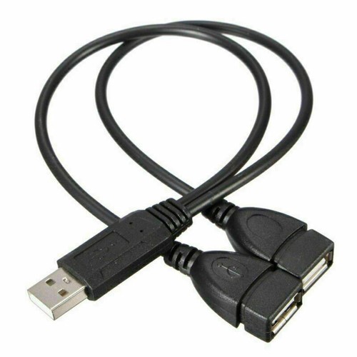 Adaptateur répartiteur en Y USB 2.0 A mâle vers 2 prises femelles double=`~ H0X5 - Picture 2 of 10