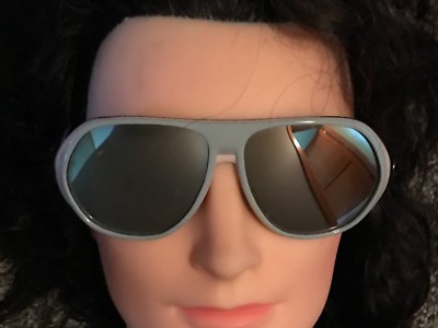 Vintage Style Eyes Ski Sunglasses Mirrored Gray Aviator Hip Cool Wyan Wong 