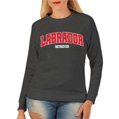 Frauen Sweatshirt Labrador Retriever LOGO Hunde dogs dogmum Familienhund Züchter