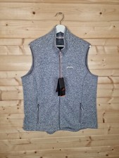 Orvis Womens Fleece Gilet Xl New Grey Zip Up Bnwt Recycled Fabric