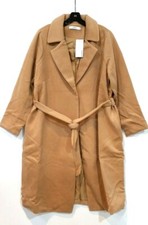 Justfab Belted Oversized Wool Coat "apple Cinnamon" Sz 2xl Nwt