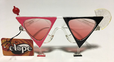 Dr. Peepers Elope S62801 Martini BK-RD Novelty Sunglasses