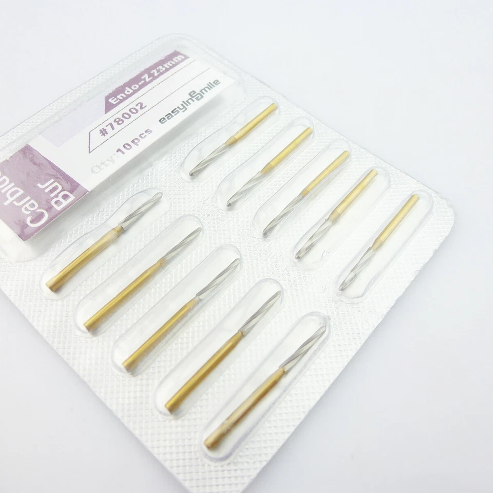 10 peças cortador cirúrgico dental ENDO-Z Burs carboneto tungstênio FG broca rebarba 1.4*23mm - Imagem 3 de 4