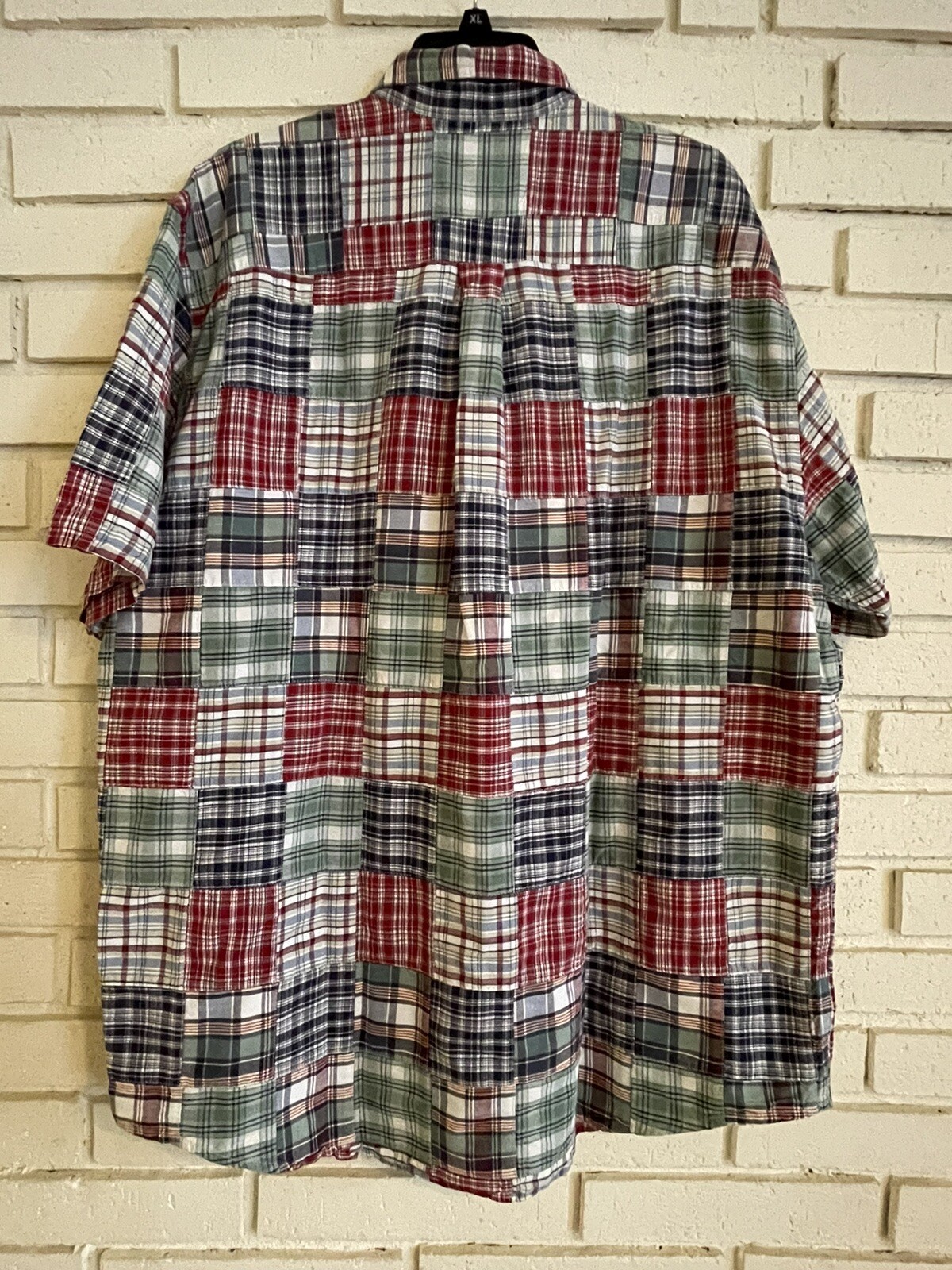 Eddie Bauer Men's Patchwork Plaid Button Down Shi… - image 5