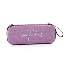  NEW STETHOSCOPE CASE  PRETTY PURPLE  HARD  LITTMANN  MDF  MORE