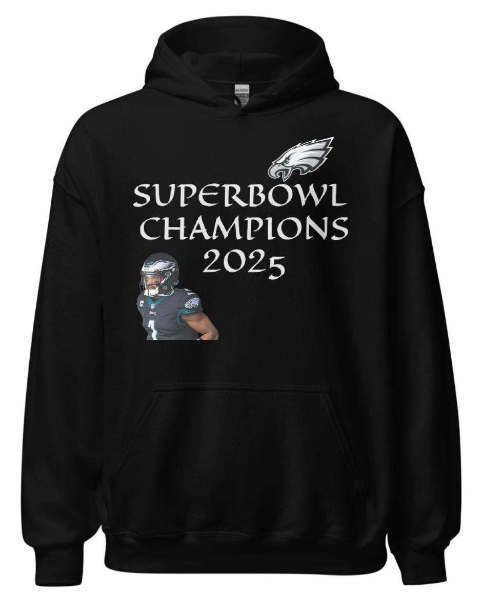 2025 Eagles Super Bowl Champions Pullover Hoodie  