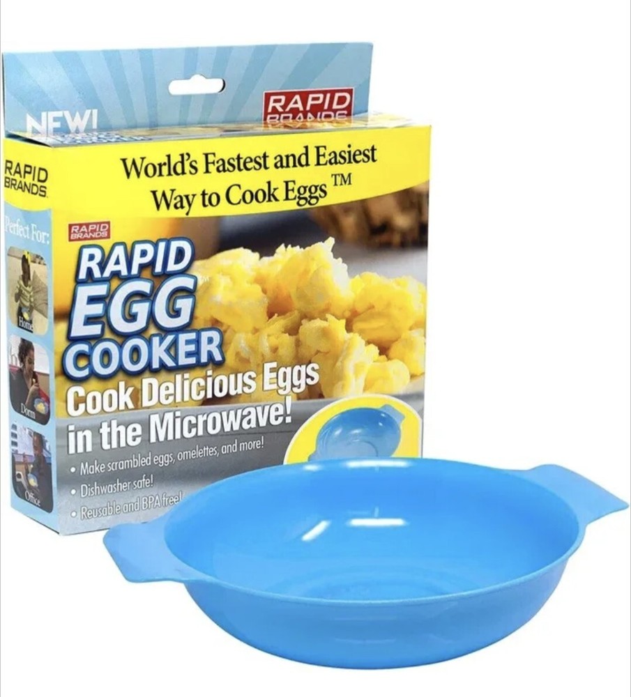 Microwave Egg Cooker for Scrambled Eggs & Omelettes in 2 Minutes BPA Free