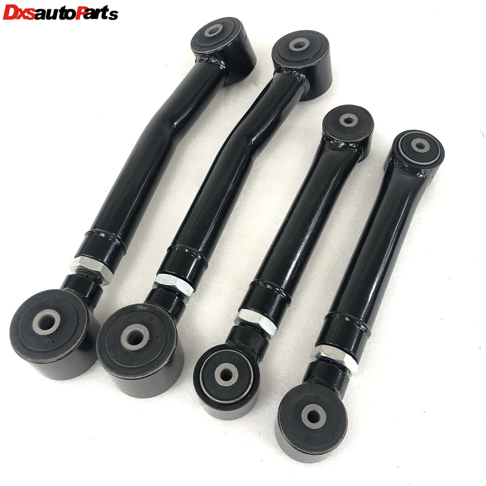 4 PCS Set 93-98 Grand Cherokee 98-06 Wrangler Lower +Rear Upper Control Arm - Image 3 of 4