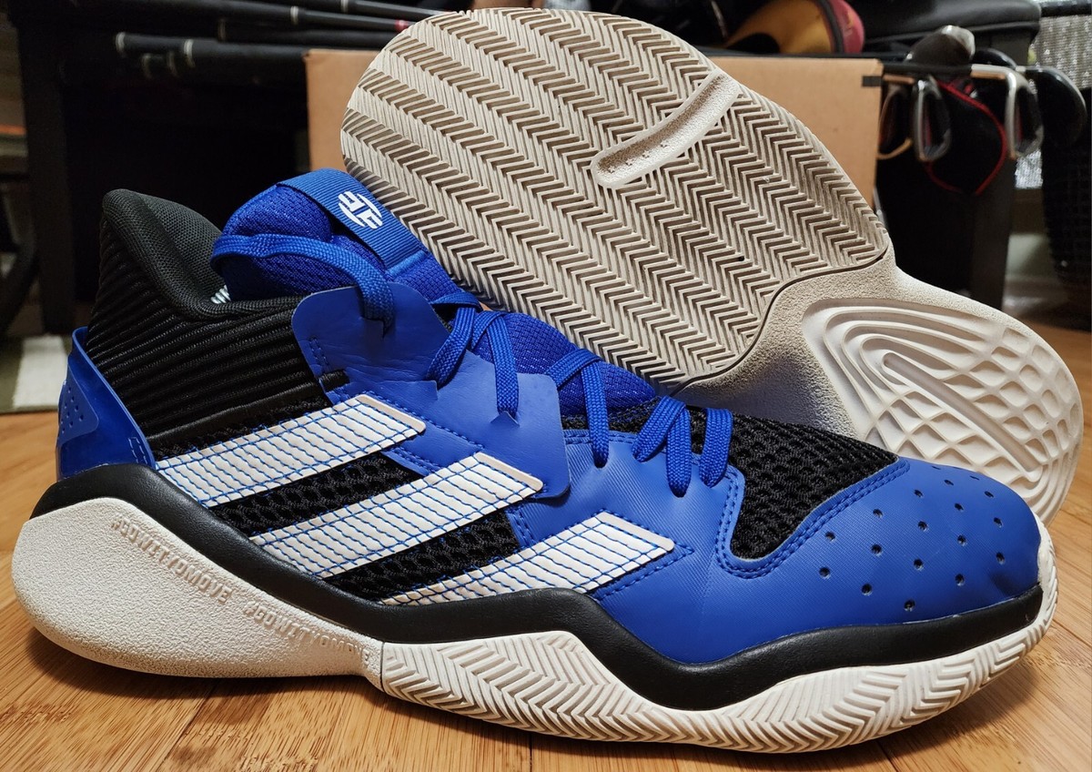 Adidas Harden Stepback Sneakers Shoes Mens Size Blue Sports Gym Goat  EG2769