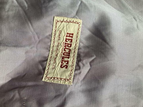 HERCULES Authentic Vintage Gabardine Jacket mens Used from Japan - Picture 11 of 12
