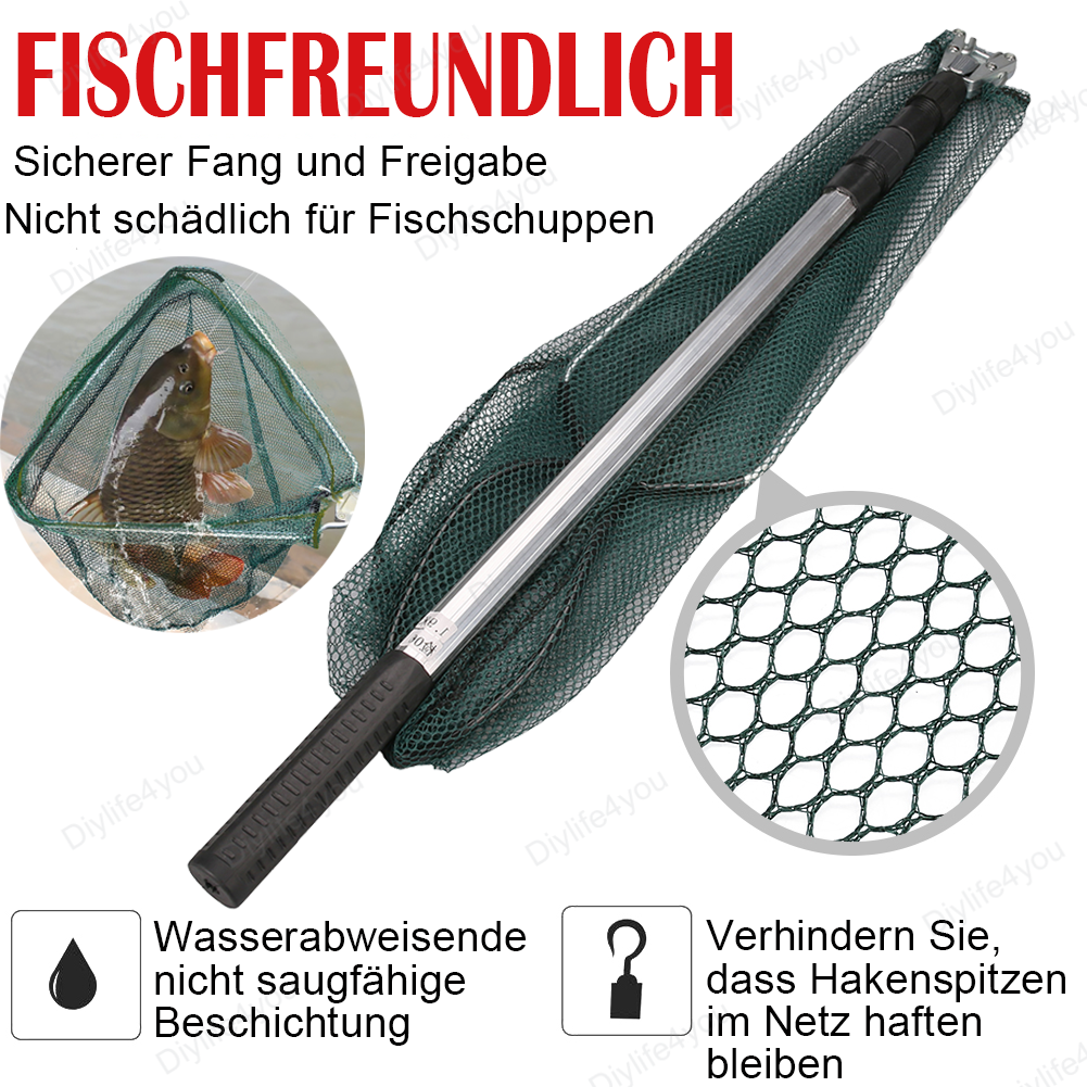 Kescher Angeln Angelkescher stabil Teich Unterfangkescher