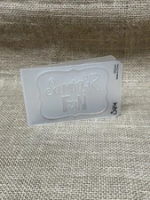 Small Ellison Sizzix Embossing Folder - “Summer Fun”