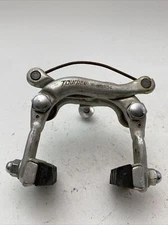 Vintage Shimano Tourney Center Pull Brake Caliper Front Nutted Silver Race  A05