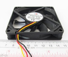 1pc 80x80x15mm 8015 9 blades 12V 0.16A 3pin Connector Brushless DC Cooling Fan