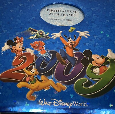 New & Unused Walt Disney World 2009 Photo Album with frame | eBay