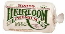 Hobbs Heirloom Premium Cotton Batting/Wadding Full Size (81"x 96")(205x244)