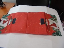 72in Snowman Table Runner, Has Snowman on Both ends  Merry Christmas.
