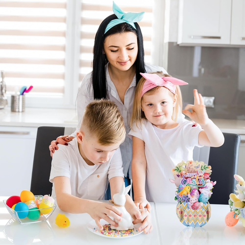 3D Easter Pop up Cards, Happy Egg Greeting Cards with Envelopes for Kids, Adults - Picture 6 of 6