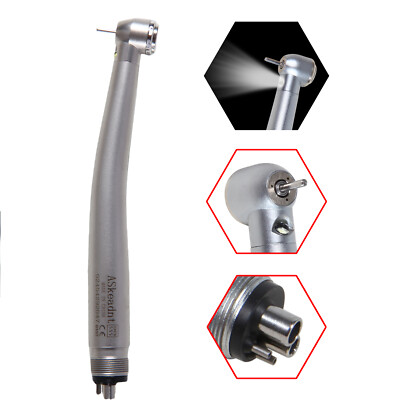 Turbina Dental LED Handpiece E-generator Fiber Optic High Speed - Foto 2