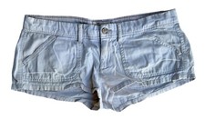 Hollister Shorts Bottoms Women's Junior Size 7 Beige Chino Cotton Blend Y2K