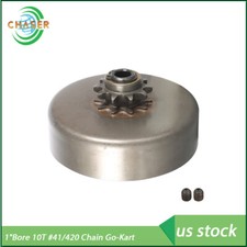 Centrifugal Clutch 1"Bore 10T 41/420 Chain Go-Kart Mini-Bike Heavy Duty USA