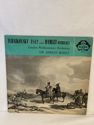 TCHAIKOVSKY  1812 and Hamlet Overtures Sir Adrian Boult  Vinyl LP 12''(LP62)