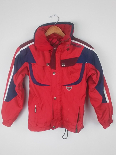 Spyder Ski Jacket Kids Size 10 Red Big Sky Ski Team #J2265 - Picture 2 of 17