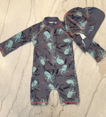 Baby Toddler Mamas And Papas Rash guard Beach Sun Suit And