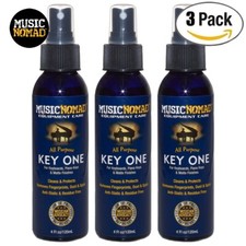 3-PACK Music Nomad MN131 All Purpose Key ONE Cleaner For Piano Keys Matte Finish