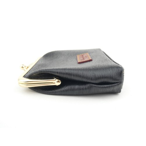 Dooney & Bourke Geldbörse schwarz Leder groß Kiss Lock - Bild 3 von 13
