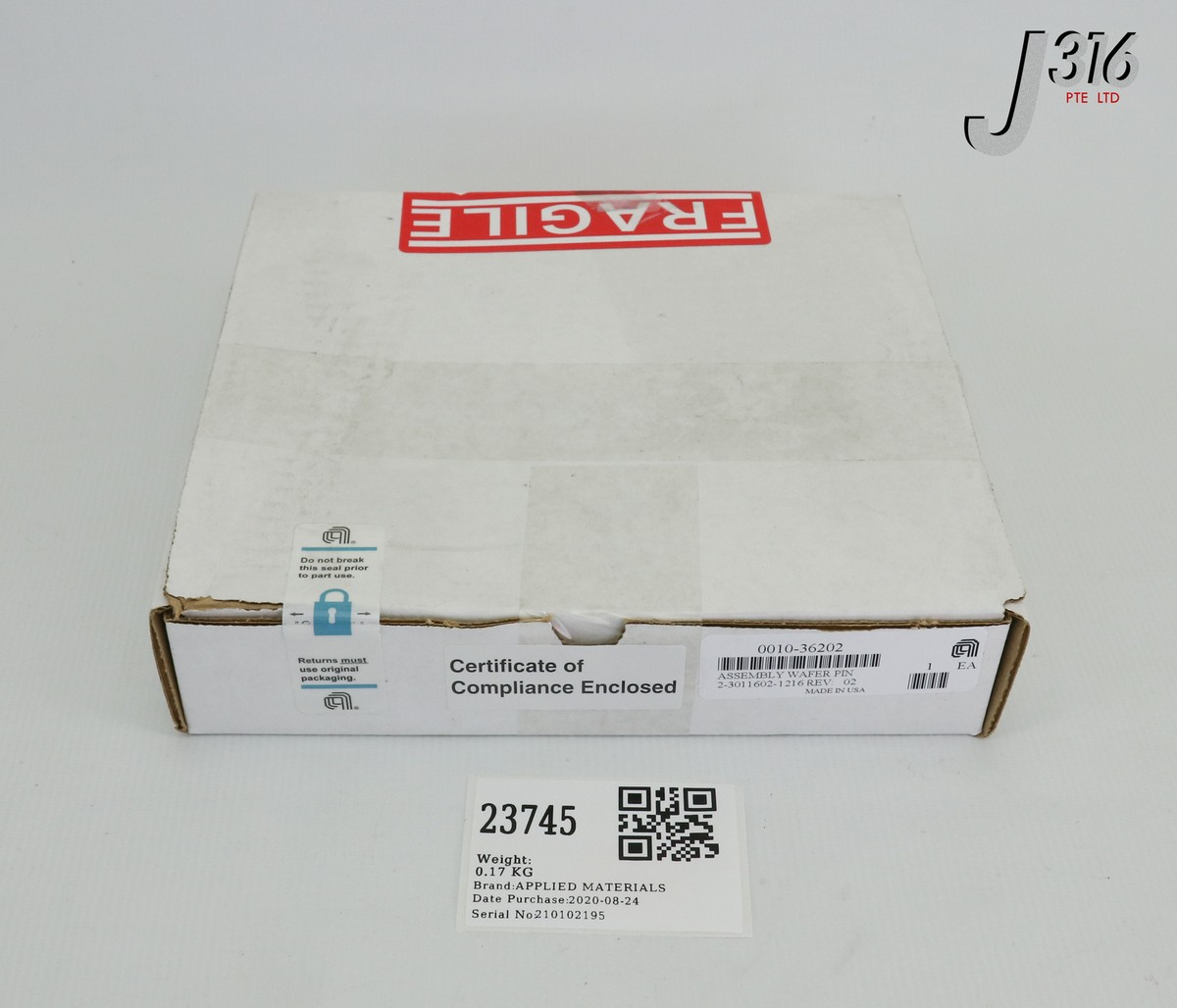 23745 APPLIED MATERIALS ASSEMBLY, WAFER PIN (NEW) 0010-36202 | eBay UK