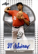 DJ Gladney 2018 Leaf Perfect Game Autograph NIKE All-American Auto Rookie