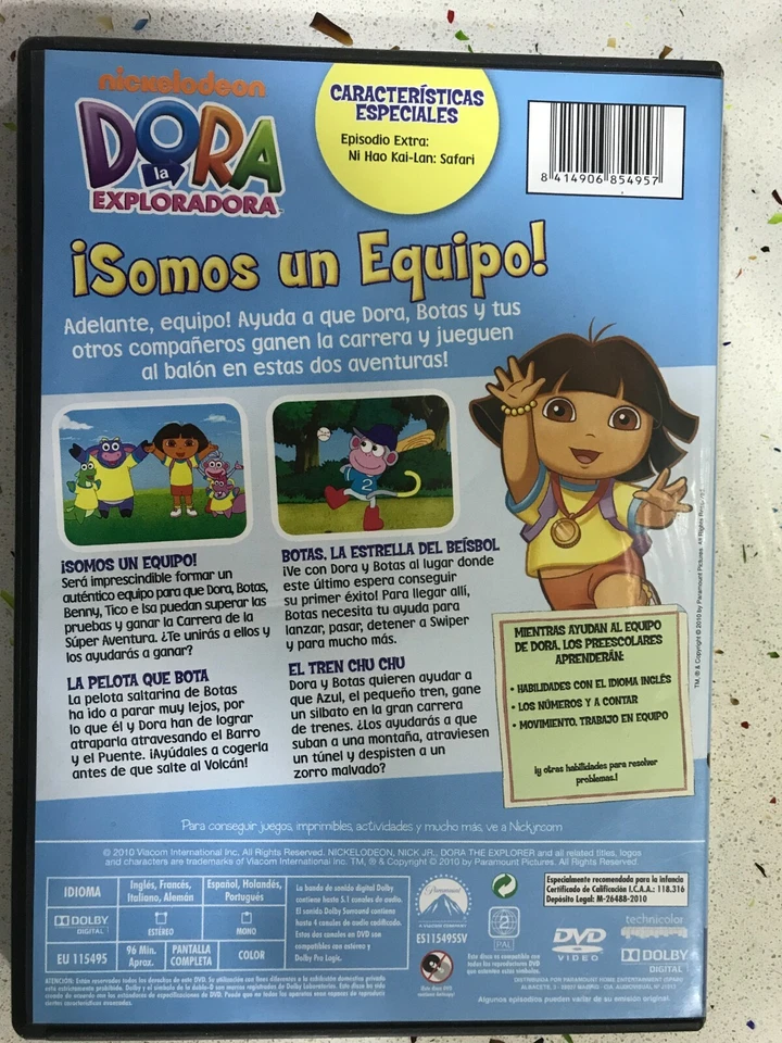 DORA LA EXPLORADORA DVD SOMOS UN EQUIPO EPISODIO EXTRA EXCLUSIVO NICKELODEON AM - Imagen 3 de 3