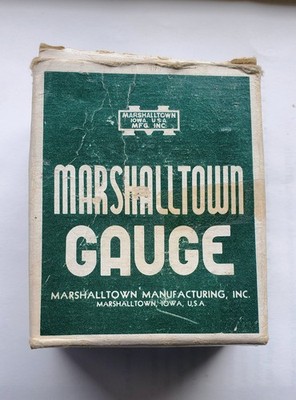 Marshalltown Vacuum Gauge 2-1/2''  0-100 Inches Of  Water  NOS