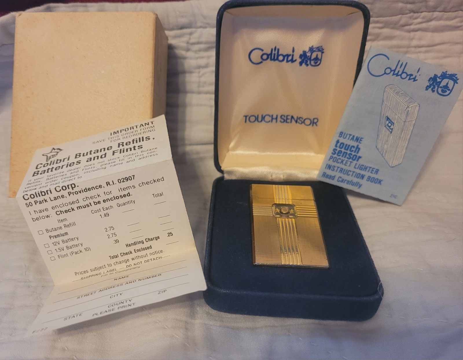 Gold Tone W/ Original Box Untested