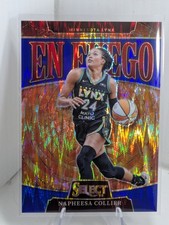 2025 Panini Select Napheesa Collier EN Fuego BLUE FLASH PRIZM #9 /99