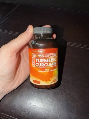 BioEmblem Turmeric Curcumin + BioPerine 1600mg Vegan Gluten-Free 90 Ct