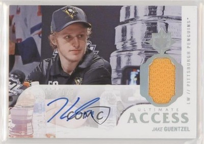 2018 Upper Deck Ultimate Collection Access /125 Jake Guentzel #UAA-JG Auto um0