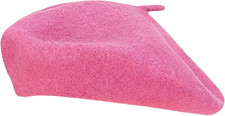 Women Wool Beret Hat French Style Solid Color