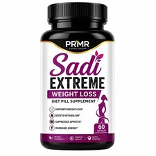 Sadi Extreme Weight Loss Diet Pill Supplement for Fast Acting Fat Burner - 60 ct