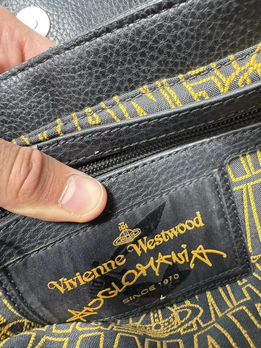 Vivienne Westwood Anglomania Luxury Black Bag Leather | eBay
