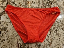 True Vintage Victoria's Secret Everyday Perfect Bikini Silky Panty Medium Red