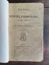 Journal D'un Officier D'ordonnance Juil1870-fev1871 - Le Comte D'Hérisson 1885