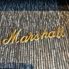 Vintage 1960s Marshall Plexi *Original* Gold Pinstripe JTM Valve Amplifier Logo