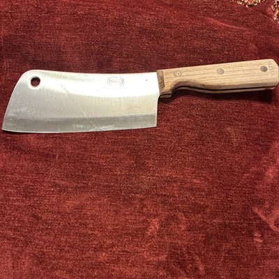Carvel Hall Great Blades Molybdenum Meat Clever With Wood Handle