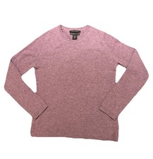 Women's Size Small Tahari Pure Luxe 100 Cashmere Purple Sweater